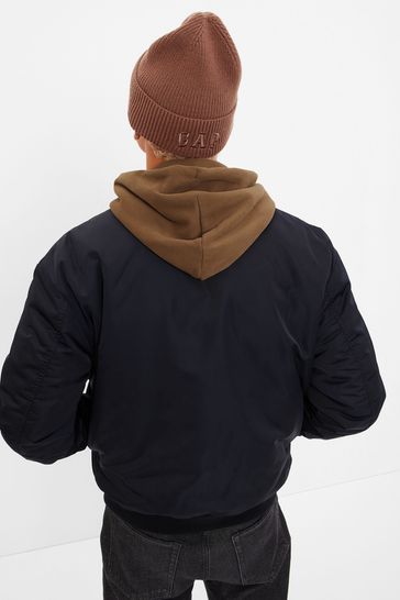 Gap hooded discount bomber jacket