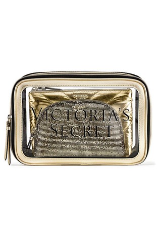 Victoria's Secret Love Backstage Nested Trio Cosmetic Bags