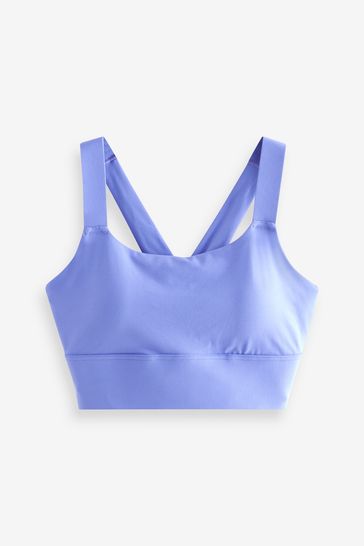 Athleta Black Warrior Longline Medium Impact Sports Bra