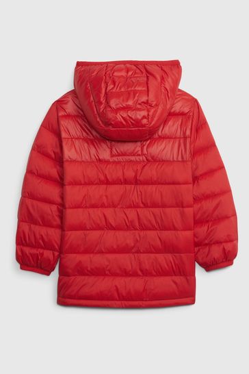 Gap Blue Water Resistant Recycled Lightweight Puffer Jacket
