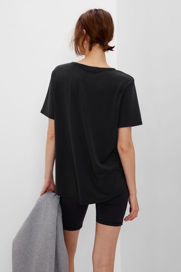 Gap Black Breathe Relaxed T Shirt