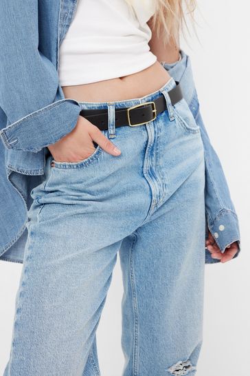 High waisted sale jeans loose