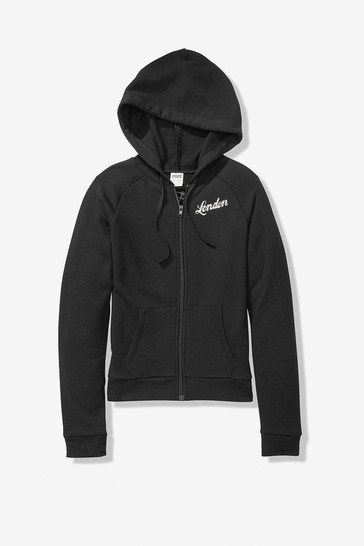 Buy Victoria s Secret PINK Bling Perfect Raglan Full Zip Hoodie