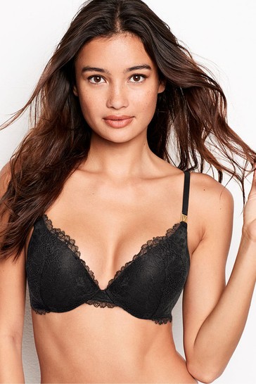 Buy Victoria's Secret Lace Plunge Push Up Bra from the Victoria's