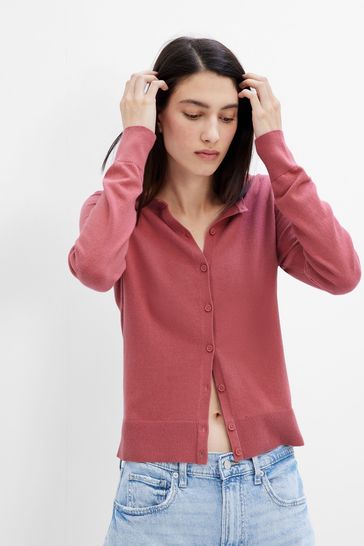 Gap Gold Crew Cardigan