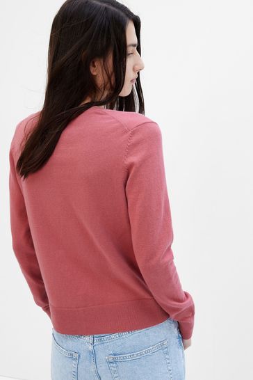 Gap pink cardigan 2025
