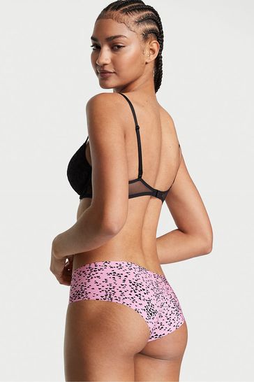 Victoria's Secret Pink Heart Sprinkles No Show Cheeky Knickers