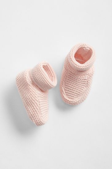 Gap Beige Brannan Bear Baby Booties