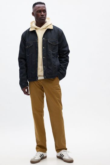 Gap khakis straight hotsell stretch