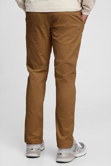 GAP Men's Essential Skinny Fit Khaki Chino Pants