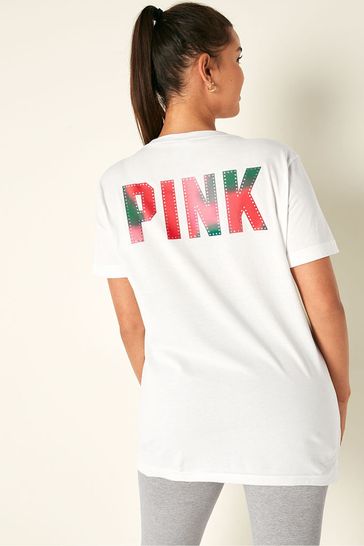 victoria secret white t shirt