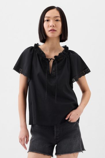 Gap black blouse sale