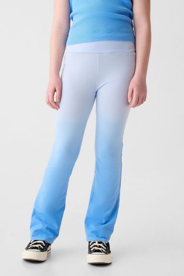 Gap Blue Ombre Flare Leggings 4 13yrs