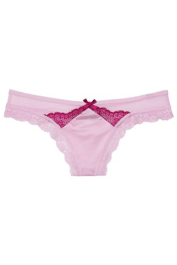 Victoria's Secret Lace  Mesh Thong Panty