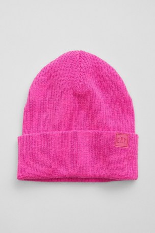 Gap Pink Kids Logo Beanie