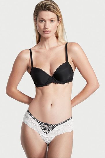 Victoria's Secret Coconut White Lace Hipster Knickers