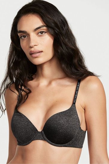 Buy Victoria's Secret Smooth Logo Strap Full Cup Push Up T-Shirt Bra from  the Victoria's Secret UK online shop