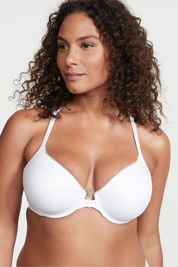 Victoria's Secret White Smooth Front Fastening Lightly Lined Full Cup Bra