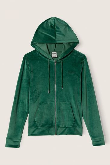 Victoria secret discount pink green hoodie