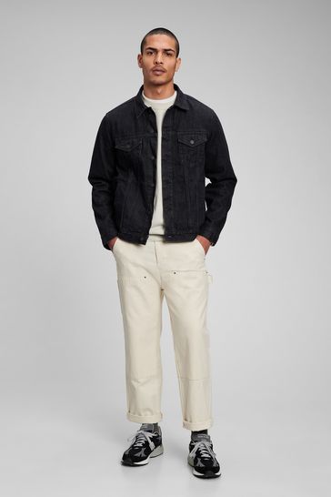 Gap mens black denim jacket clearance