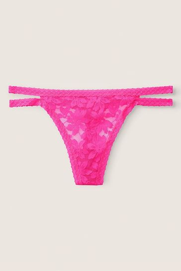 Buy Victoria's Secret PINK Lace Trim Knickers from the Victoria's Secret UK  online shop