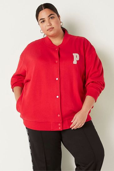 Victoria's secret pink letterman jacket top