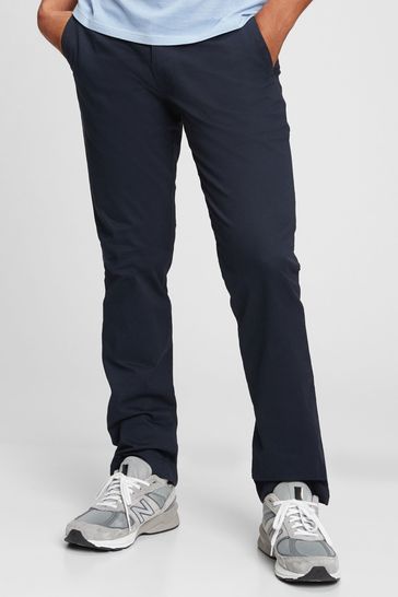 Gap Blue Straight Fit Modern Chinos