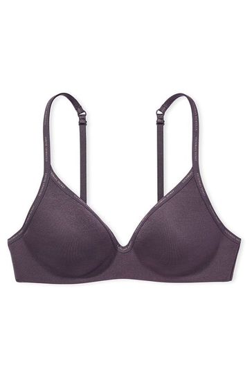 Victoria's Secret Smooth Logo Strap Lightly Lined Non Wired T-Shirt Bra ...