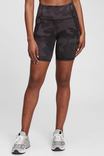High rise cheap camo shorts