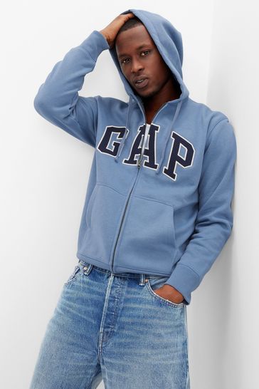 auteur militie Reisbureau Buy Gap Logo Zip Up Hoodie from the Gap online shop