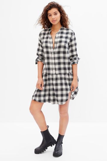 Baby gap plaid dress best sale