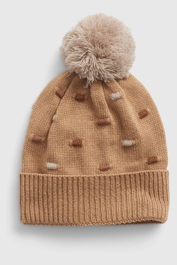 Buy Gap Textured Pom Beanie from the Gap online shop