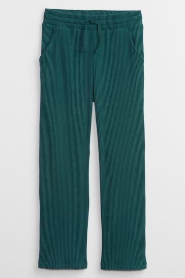 Gap Green Ribbed Joggers