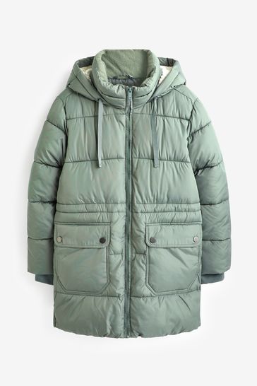 Gap green cheap puffer jacket