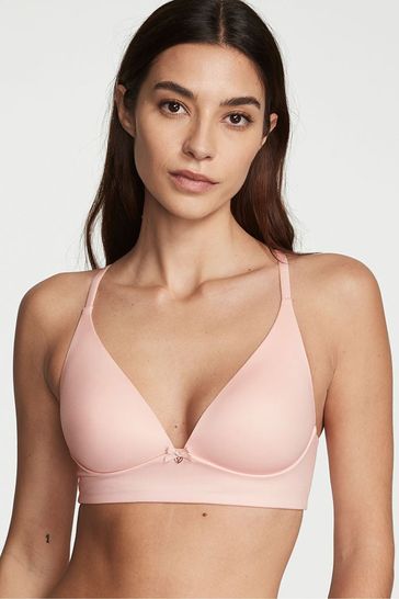 Victoria's Secret Purest Pink Smooth Lightly Lined Non Wired Lounge Bra
