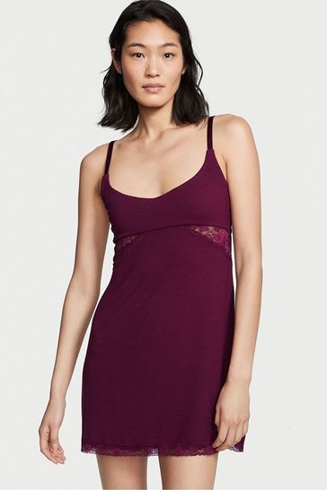Victoria's Secret Kir Purple Modal Slip Dress