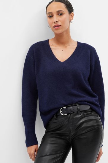 Gap v 2025 neck jumper womens