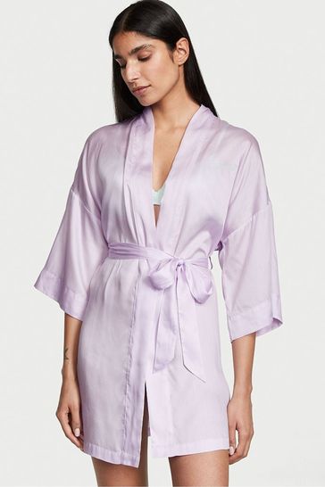 Victoria's Secret Perfume Purple Cotton Robe