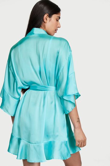 Buy Victoria's Secret Flounce Satin Robe from the Victoria's Secret UK ...