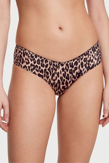 Victoria's Secret Sexy Leopard Brown Cheeky Knickers