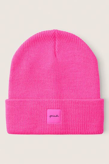 Pink beanie victoria's secret best sale