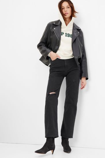 Buy Gap High Waisted Organic Cotton 90s Loose Fit Jeans from the