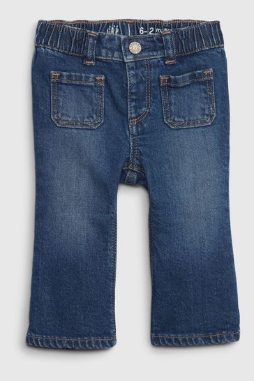 Buy Gap Organic Cotton Flare Jeans Baby from the Gap online shop