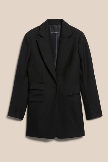 Banana republic long wool coat cheap