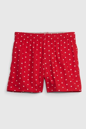 Gap Red Hearts Print Boxers