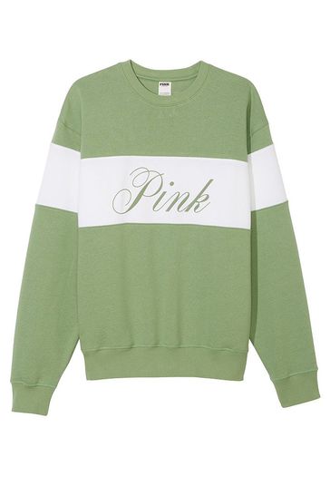Neon green victoria's outlet secret pink hoodie