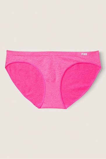 Victoria's Secret PINK Atomic Pink Marl Bikini Seamless Knickers