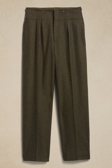 Banana republic olive green pants discount