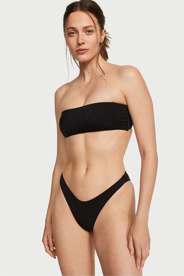 Victoria's Secret Black Nero Bandeau Swim Bikini Top
