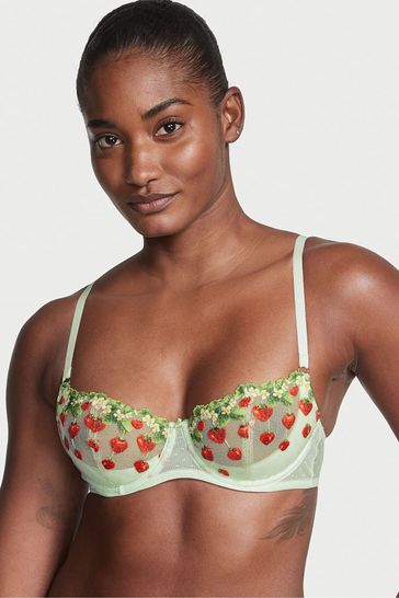 Buy Victoria's Secret Strawberry Embroidered Bra from the